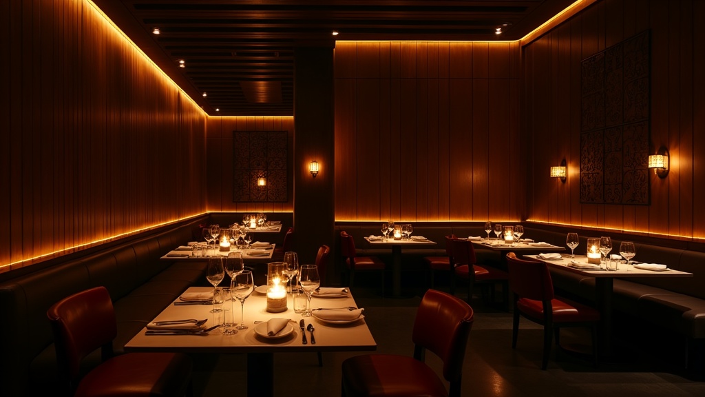 NOCTURNE restaurant interior, Covent Garden