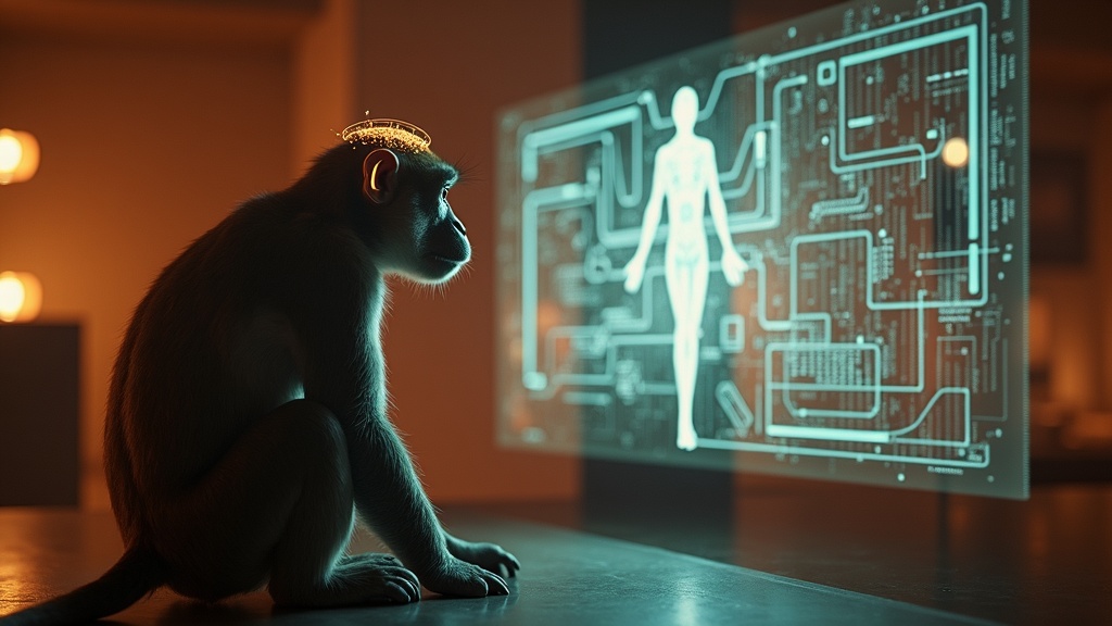 Representación abstracta de la conexión neuronal humana con entornos digitales 3D