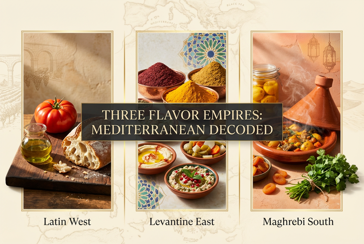Mediterranean Food: Master the 3 Flavor Empires (2026)