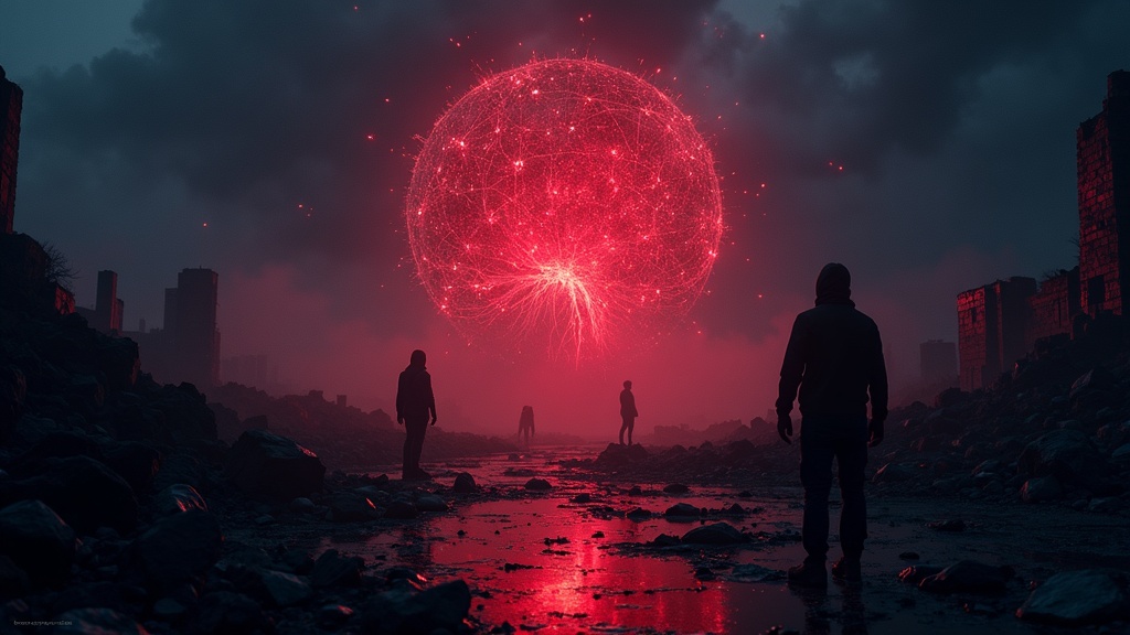 Interfaz futurista de monitorización de ciberseguridad representando el poder de Mythos AI