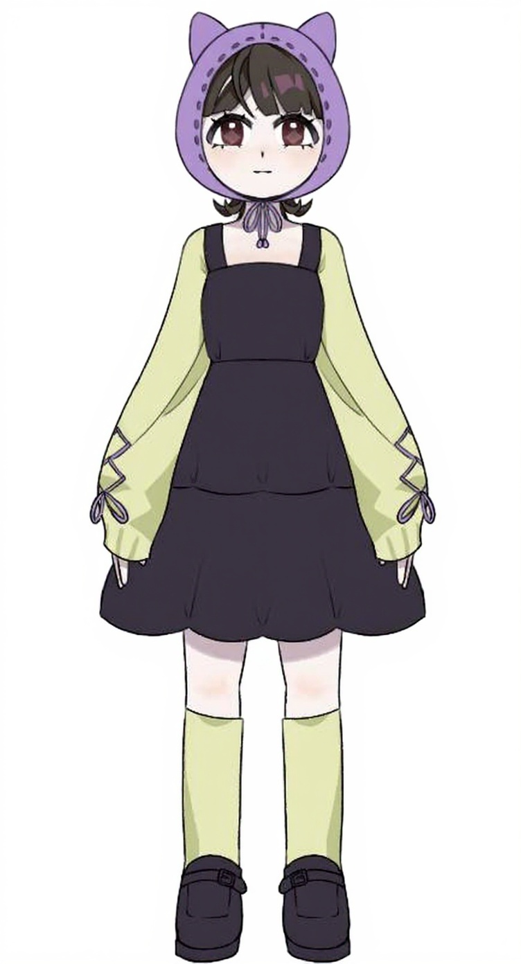 anime-style character costume — free 3D model