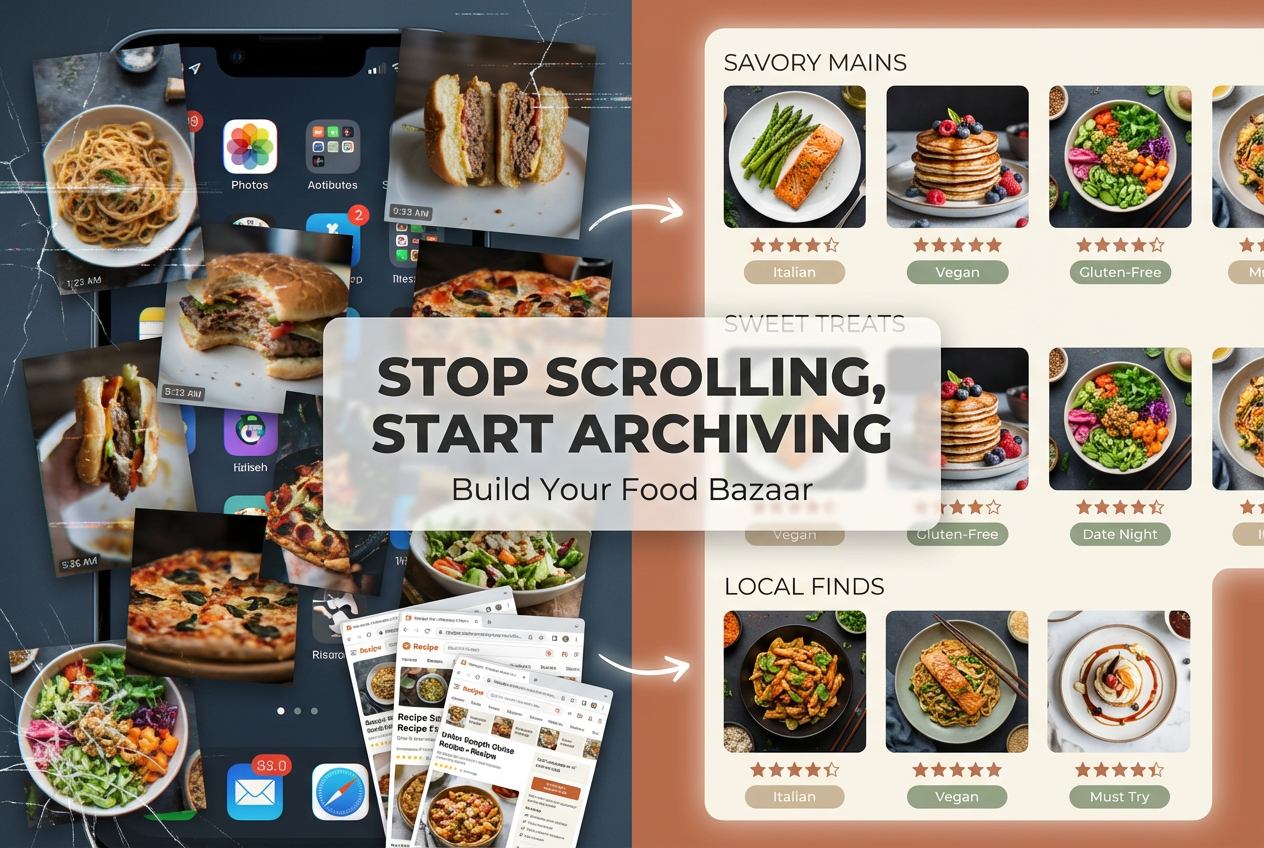 Food Bazaar: Build a Personal Food Archive (2026)
