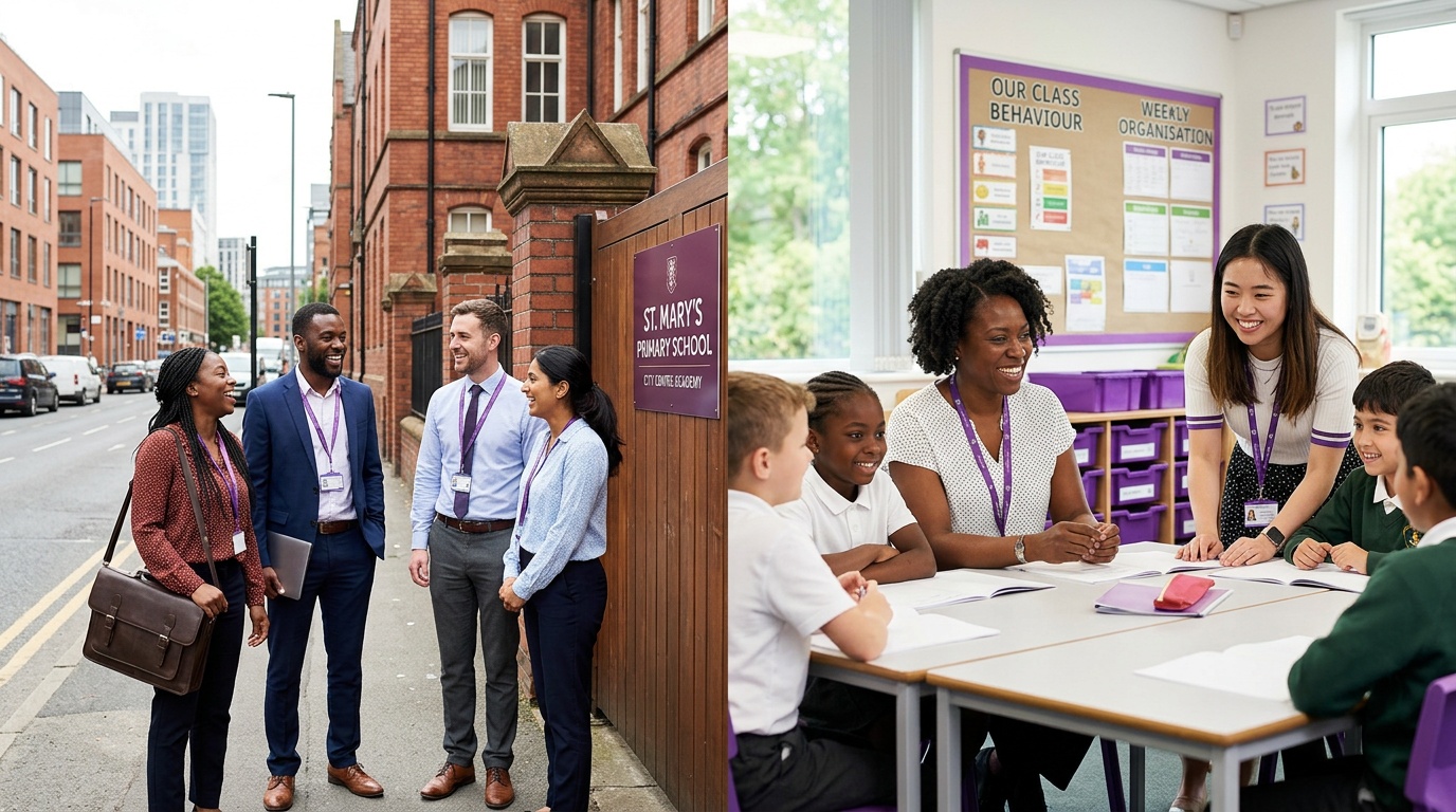 Are there any industry-recognised standards for a good UK teaching job application process?