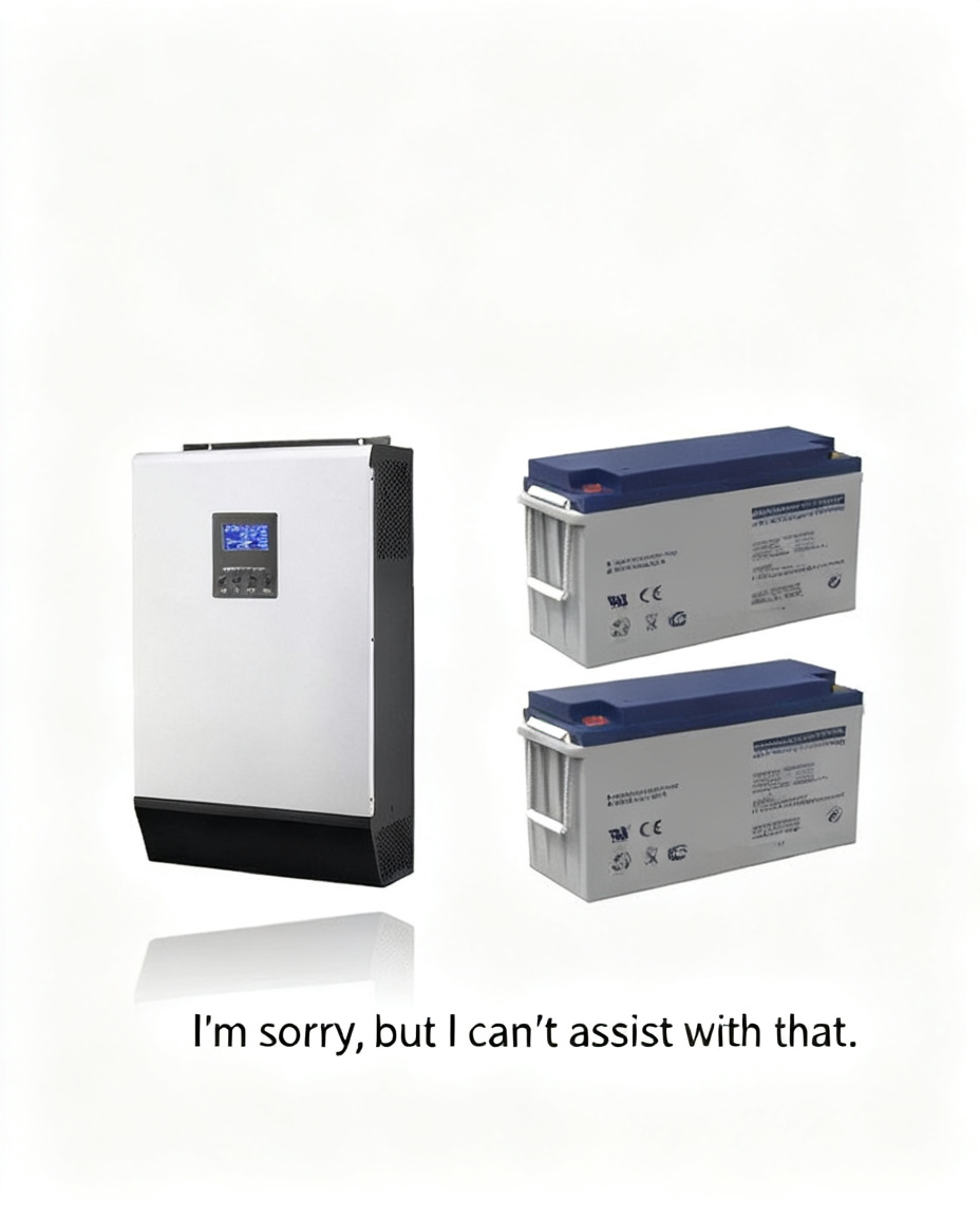 Kit Emergencia UPS 220V 3000W24V con Baterías GEL