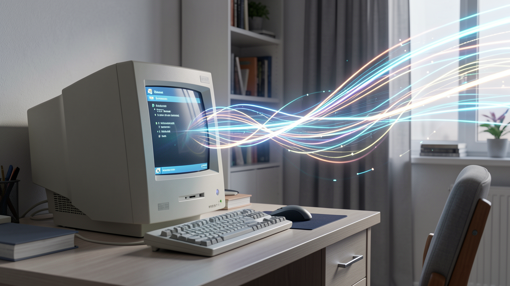 Un ancien ordinateur Windows relancé comme poste dédié à un agent IA