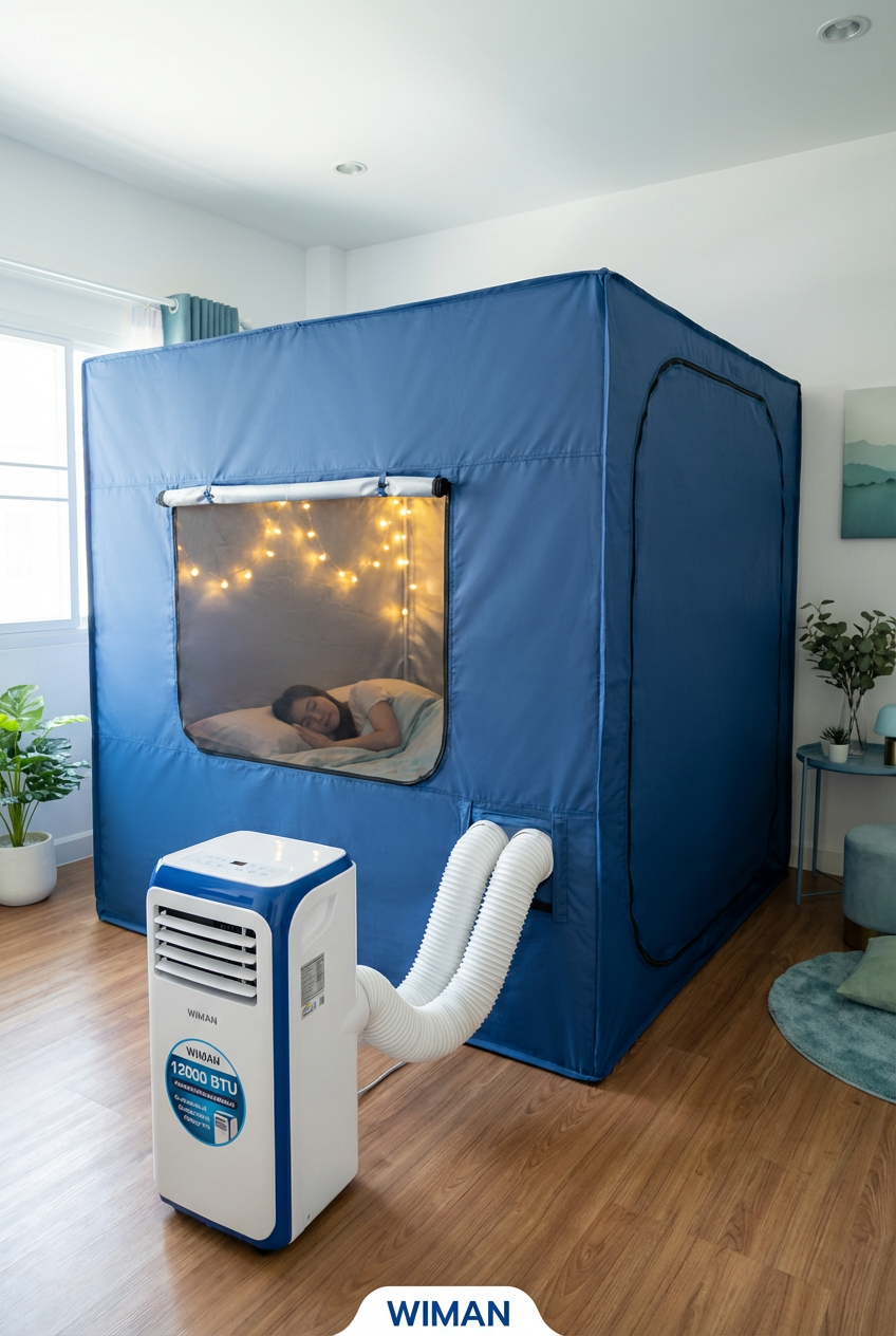 ชุด 2 ท่อสำหรับแอร์เคลื่อนที่ WIMAN Air 12000 BTU