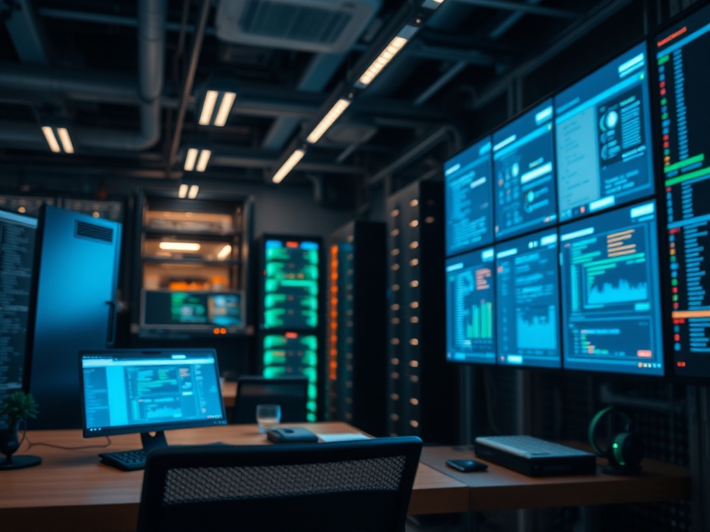 Illustration of choosing server software for self-hosting setup and configuration.