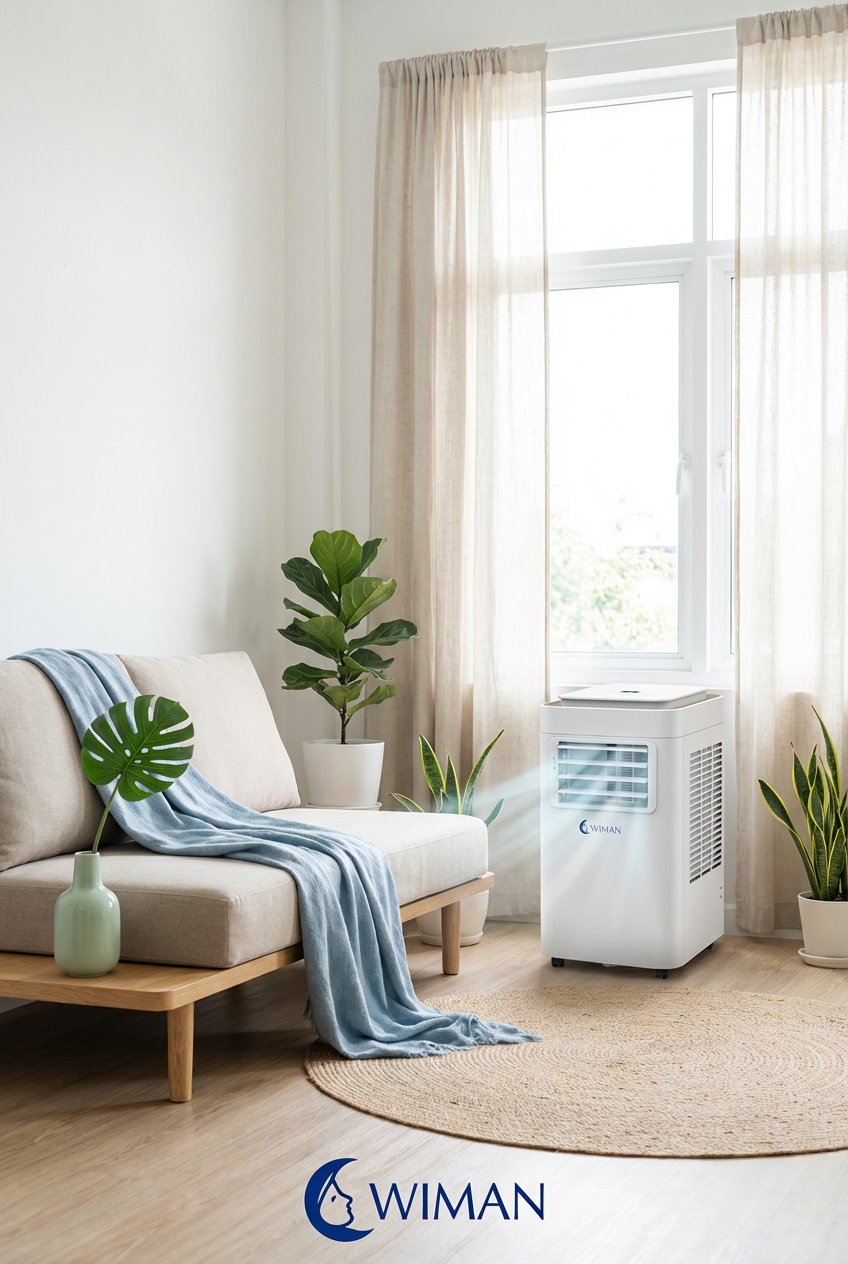 WIMAN AIR แอร์เคลื่อนที่ 9000 BTU ในห้องนอน