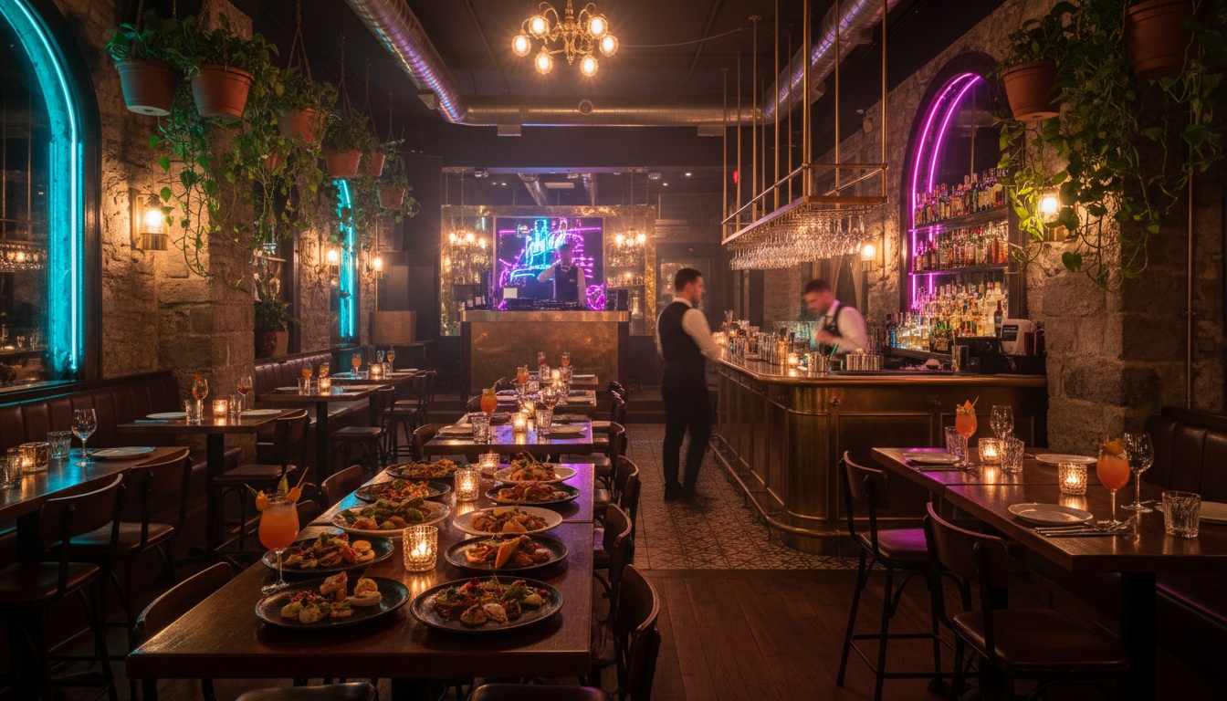 Ambiance de souper de groupe à Montréal