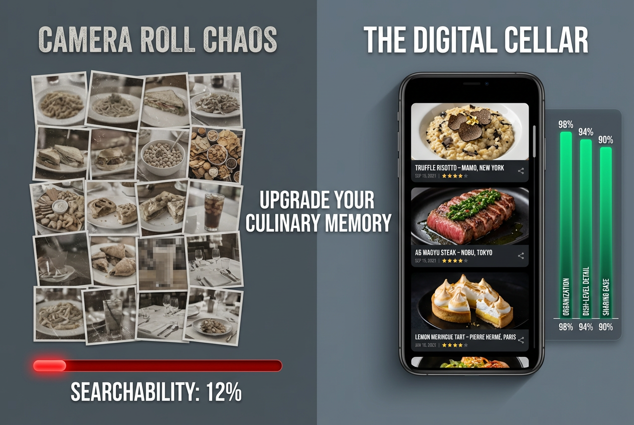 Stop losing your best meals in a sea of unsearchable photos. Transitioning to a specialized sharing list app transforms your dining history into a curated digital cellar.