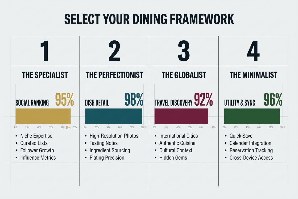 Not all sharing apps are created equal. Use this persona-based framework to identify whether you need social status, private detail, or global discovery features.