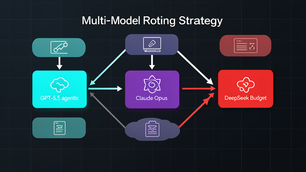 Multi-model routing strategy decision tree — which model for which task