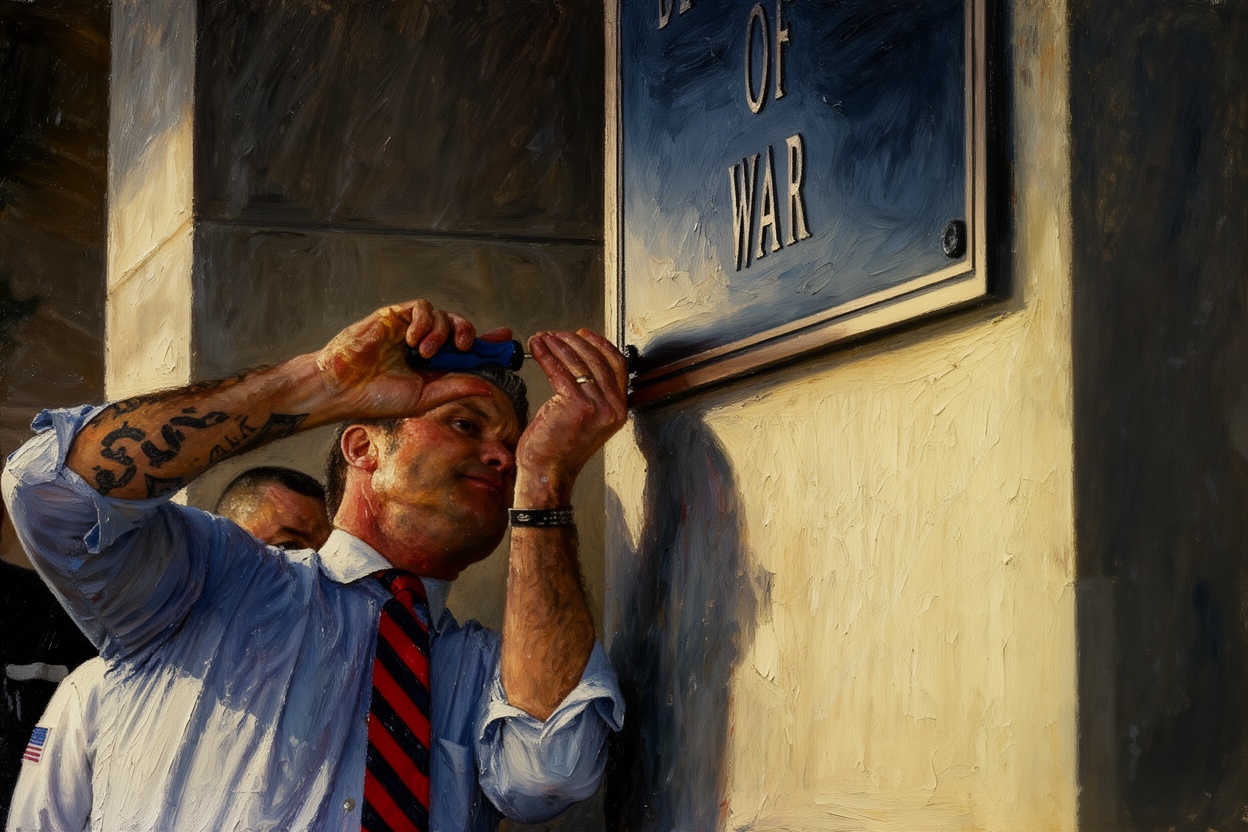 Pentagon Proposes Renaming Department of Defense to 'Department of War'