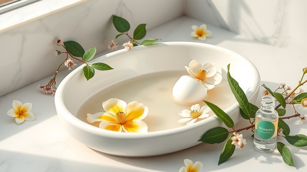 Banho Relaxante com Ervas e Óleos Essenciais