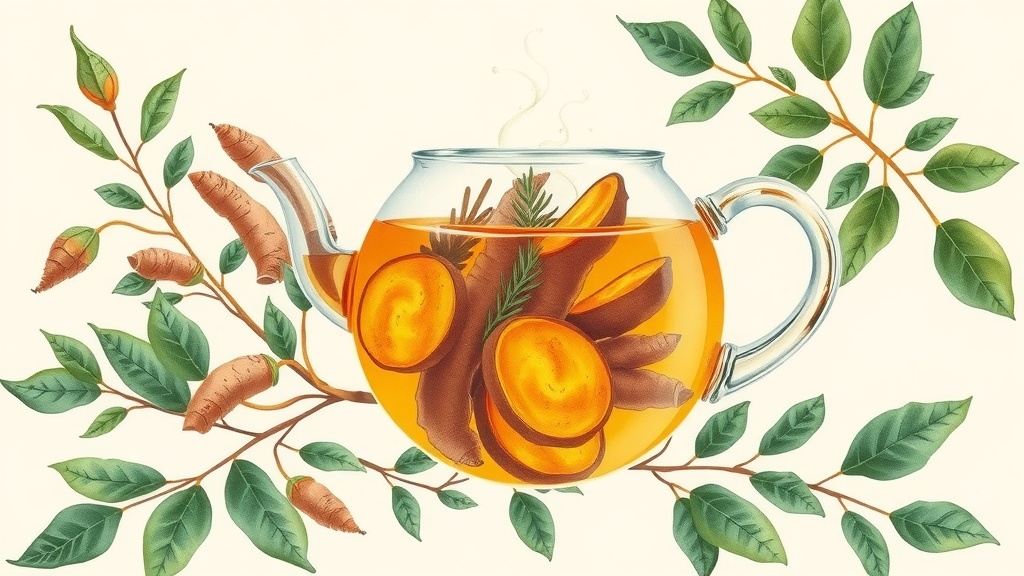 Gengibre e Cúrcuma: Chá Poderoso Contra Inflamações