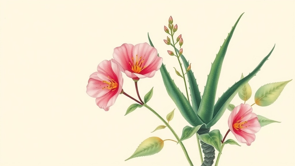 Aloe Vera e Malva: Plantas para Cicatrização
