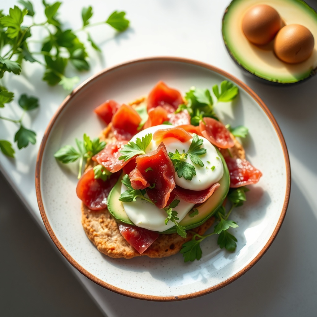 Burratta Avocado Bresaola Rucola