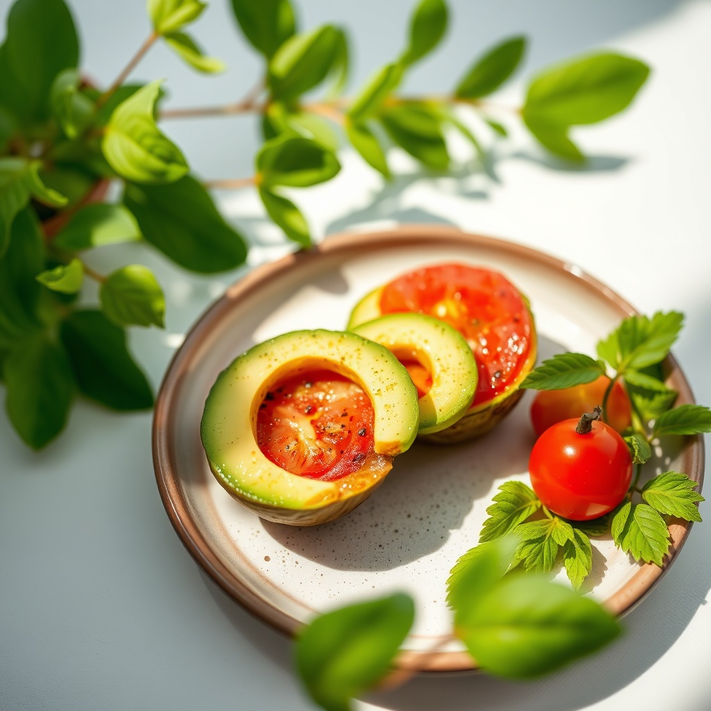 Avocado Tomate 2 Spiegeleier