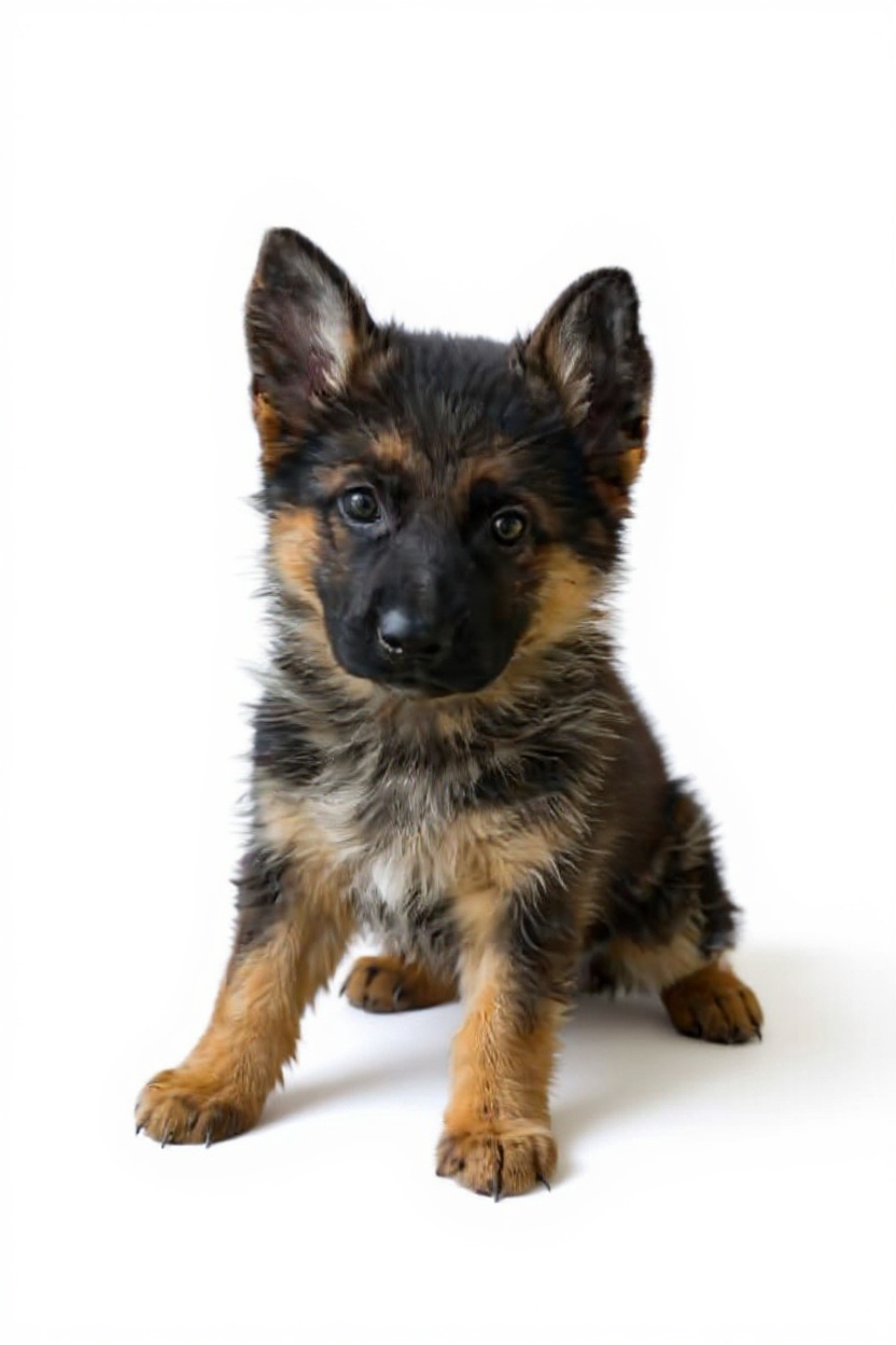 german shepherd puppy — free 3D model