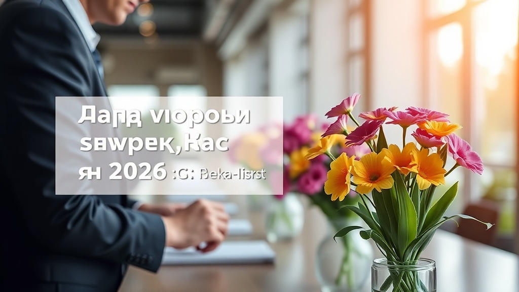 Иллюстрация к материалу «Как выбрать цветы в 2026 году: Чек-лист»