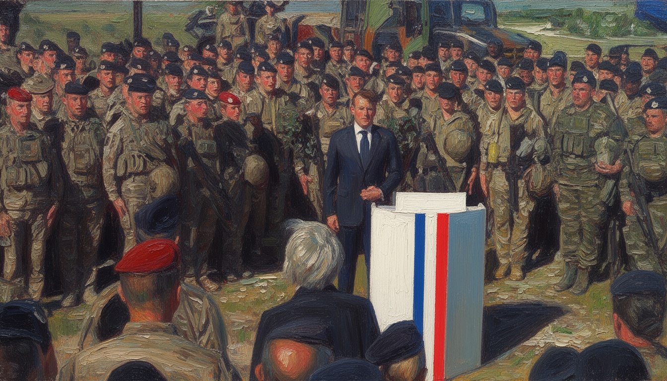 Macron Escudero en Ejercicios Militares Orion 26