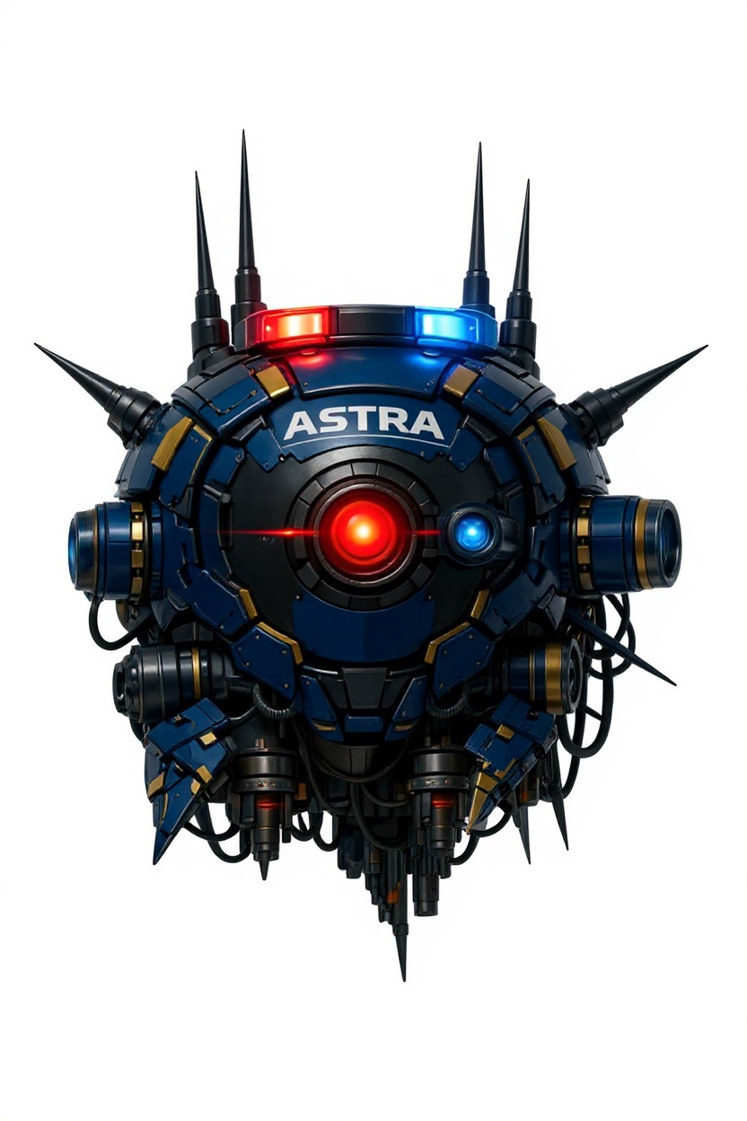 robotic police drone — free 3D model