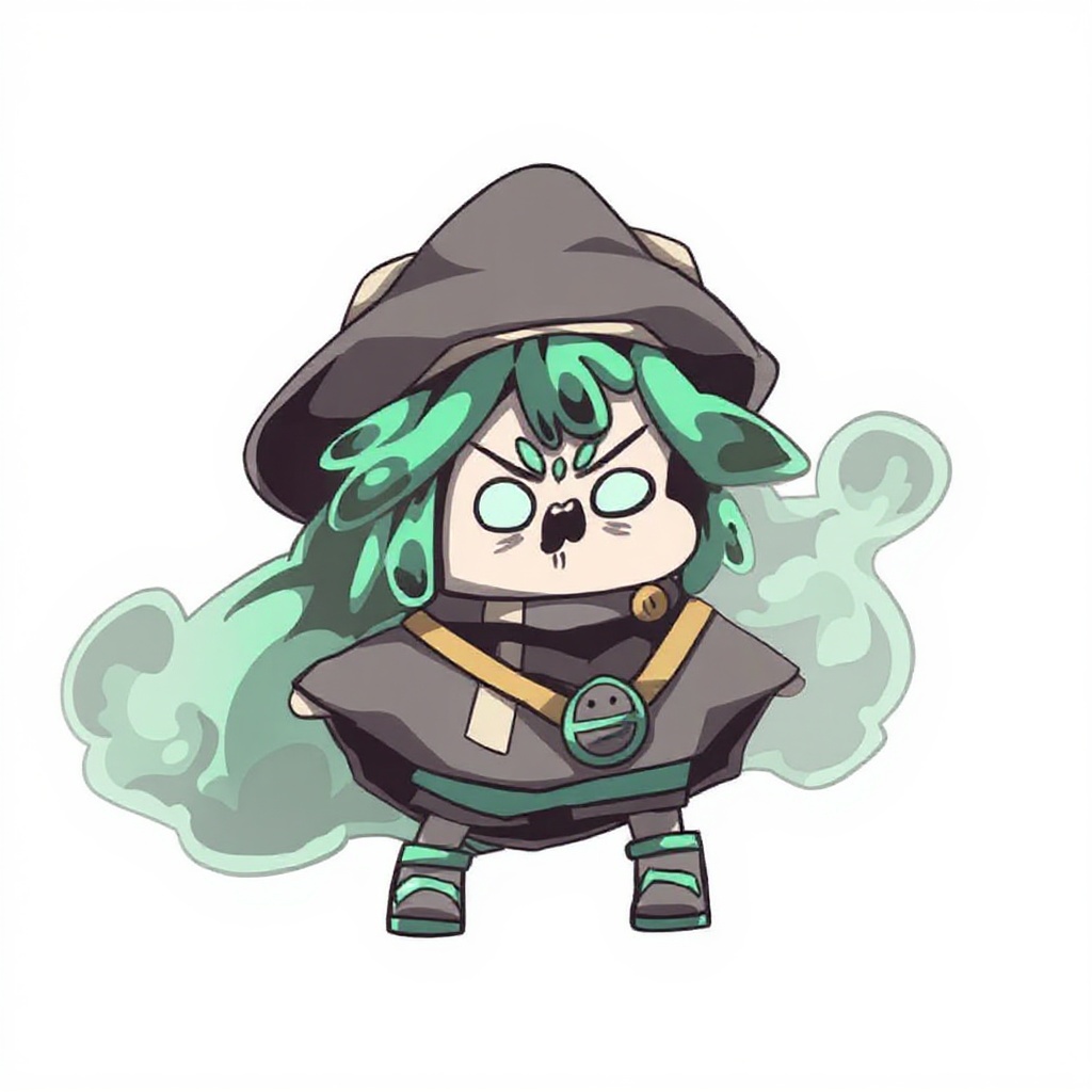 chibi character robe — free 3D model