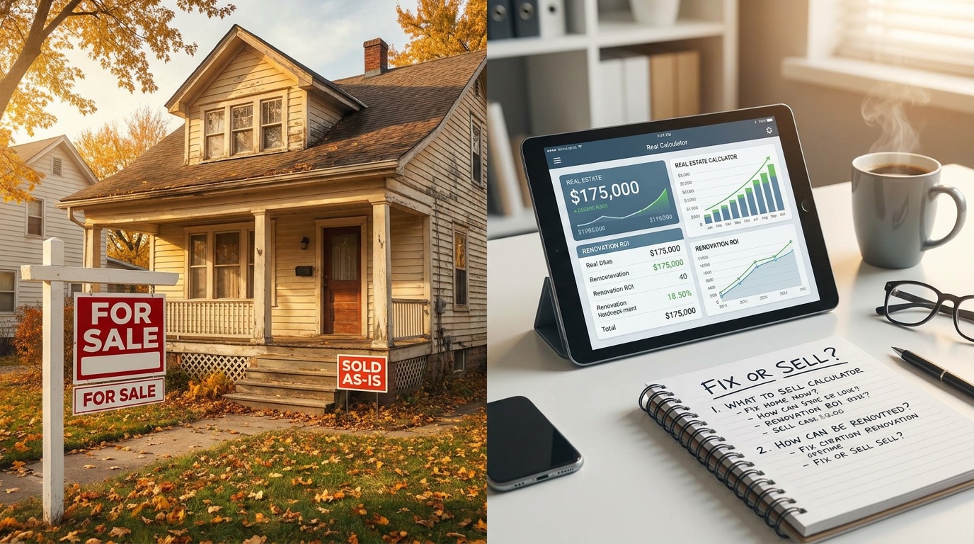 Sell As-Is or Fix It Up? The Math for Inherited Homes in Akron and Summit County in 2026