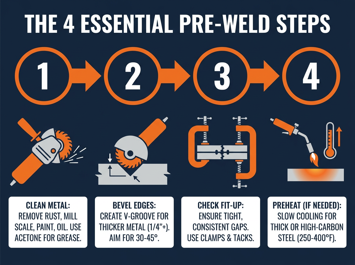 Why Your Welds Look Like Garbage Before You Even Strike an Arc: The Truth About Prep