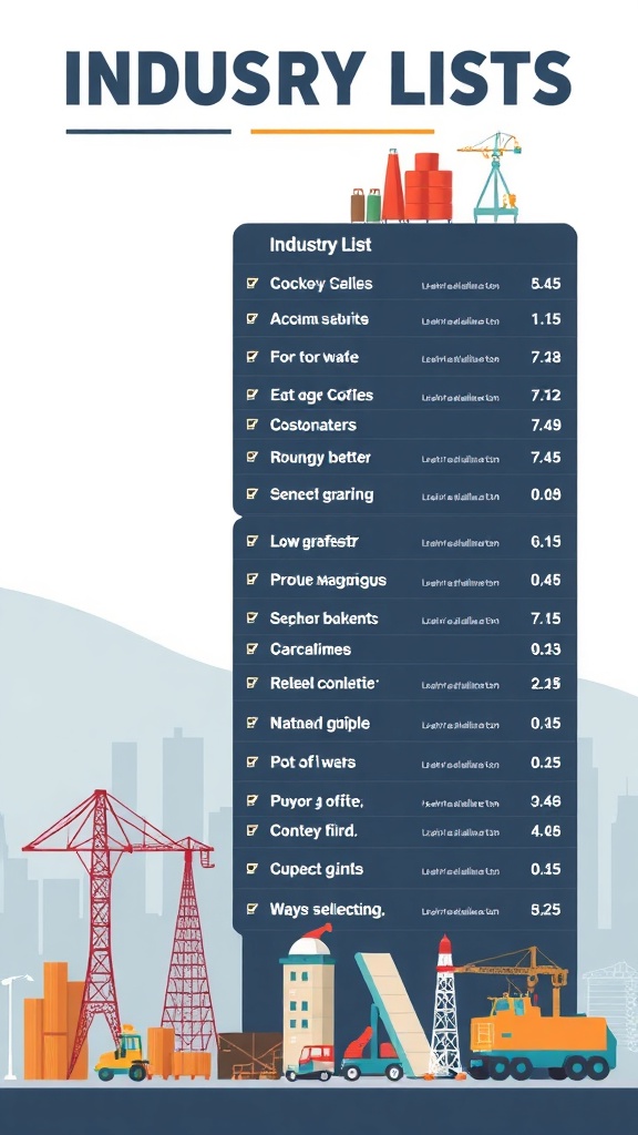 industry lists image