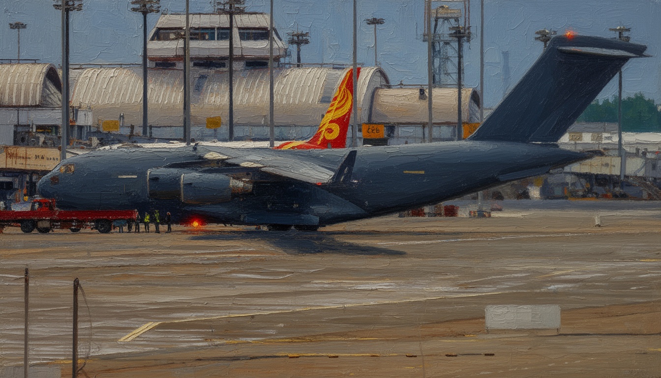 US Air Force C-17s Land in Beijing Before Trump’s Visit