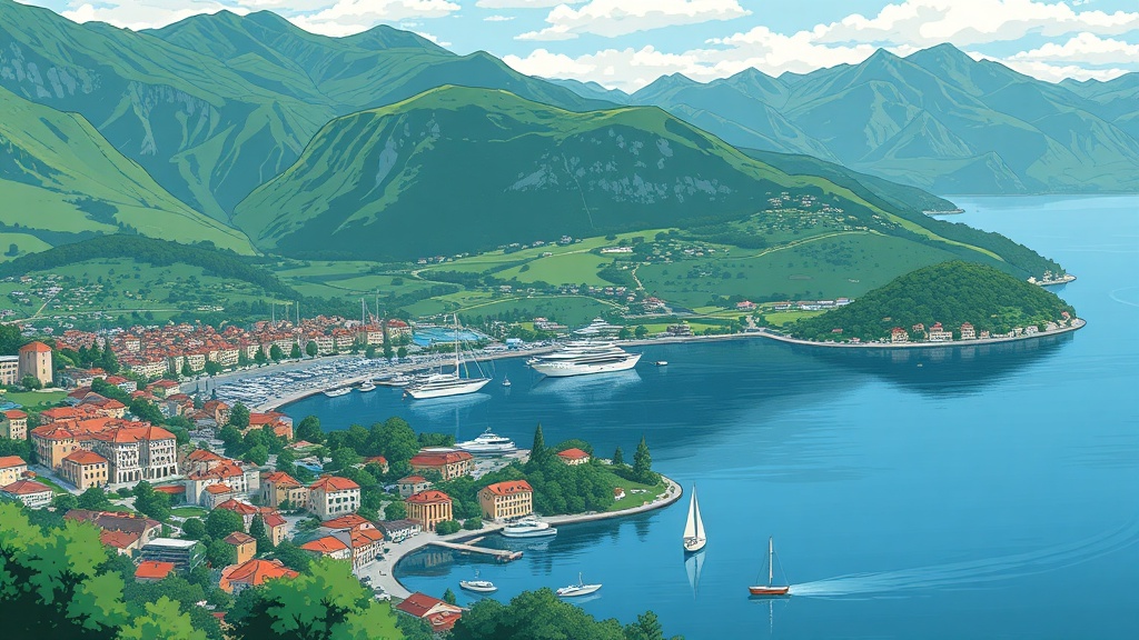 lake como image