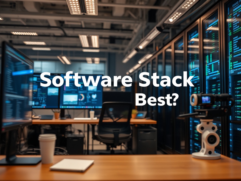 Diagram of popular self-hosted software stack components for optimal performance and customization
