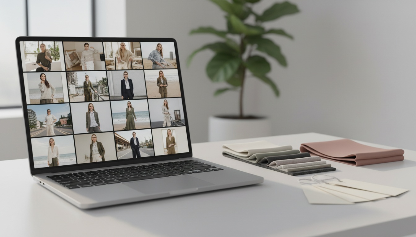 AI avatar modeling fashion products