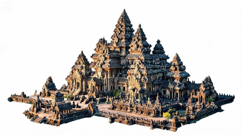 ancient stone temple — free 3D model