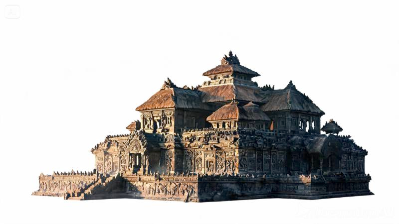 stone temple — free 3D model