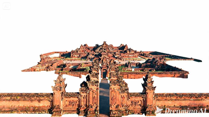 ancient temple gate — free 3D model