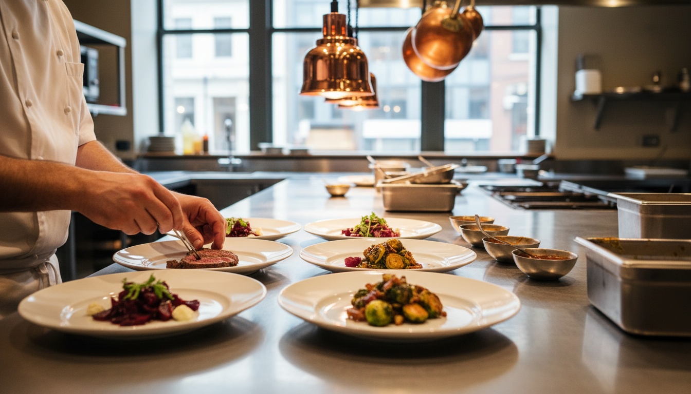 Expérience de plats partagés dans un restaurant montréalais