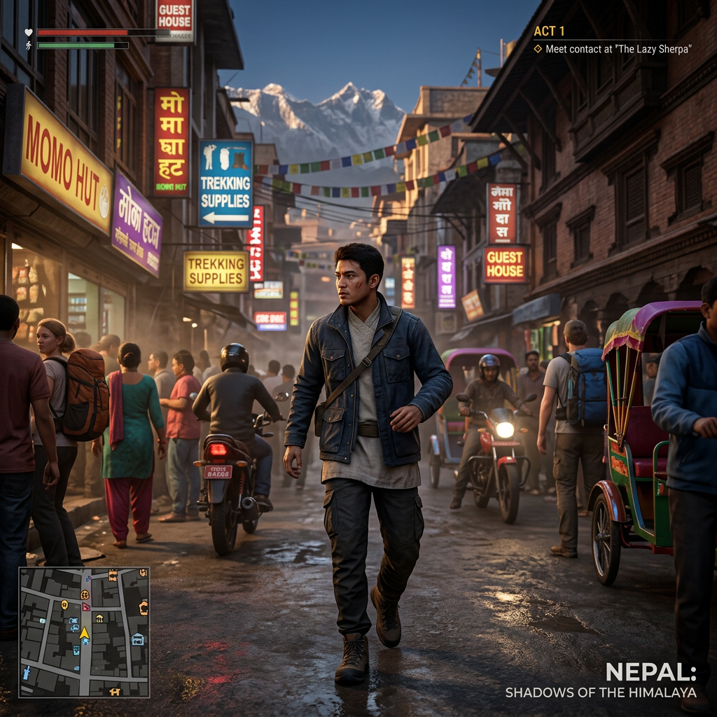 Create a 3D open-world crime drama