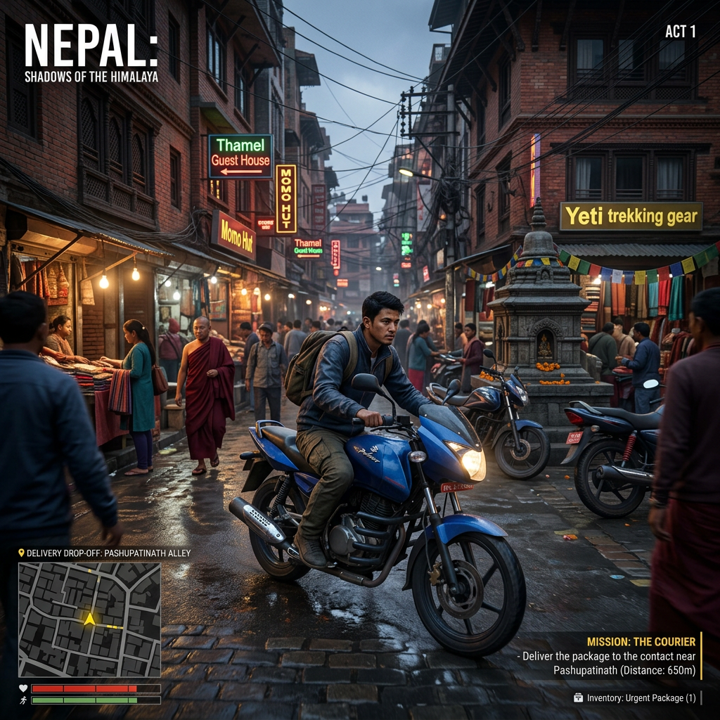 Kathmandu Street Courier
