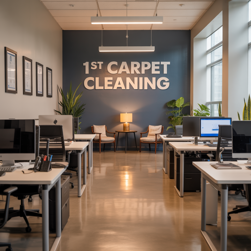 1st Carpet Cleaning office interior