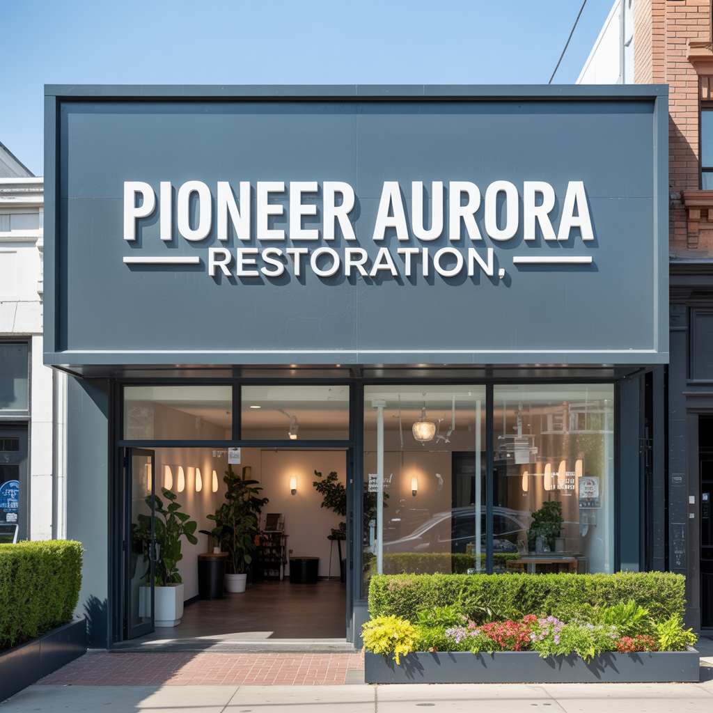 Pioneer Aurora Restoration storefront in Aurora, CO