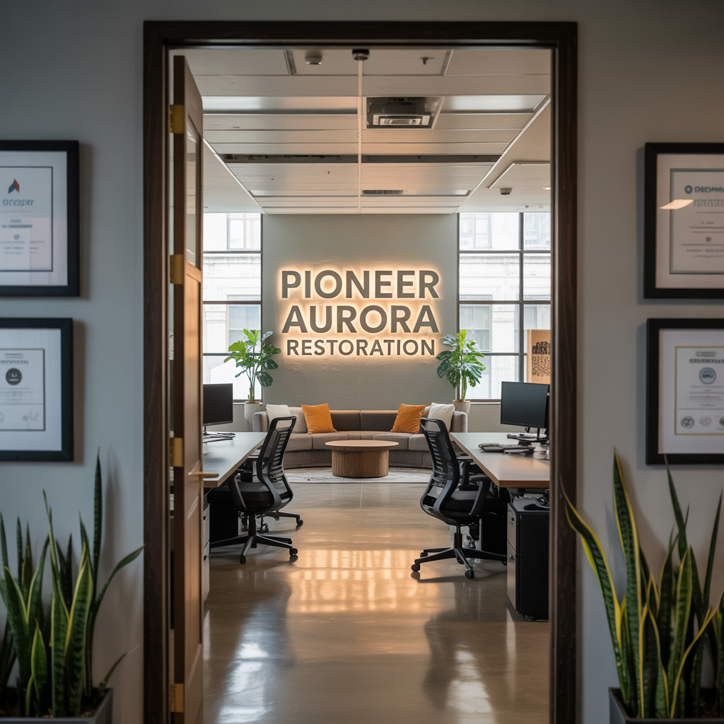 Pioneer Aurora Restoration office interior