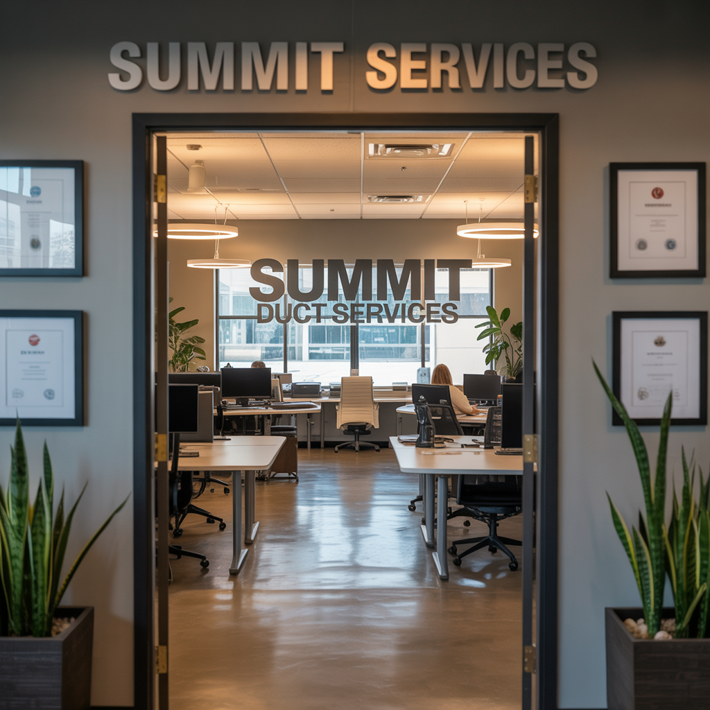 Summit Duct Services office interior