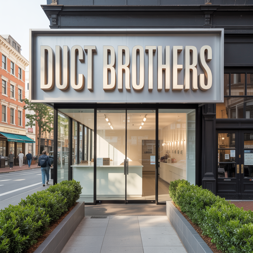 Duct Brothers storefront in Galena Park, TX
