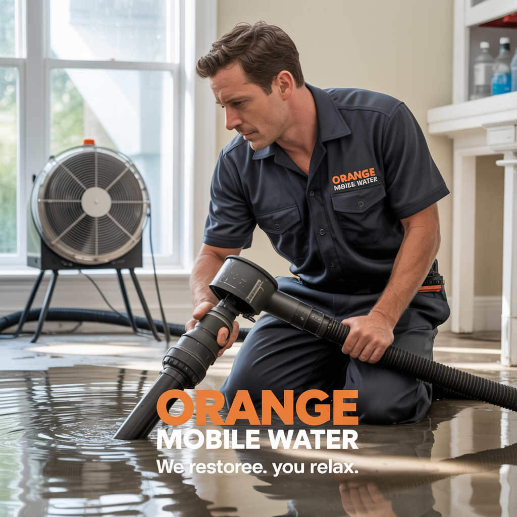 Orange Mobile Water team in uniform