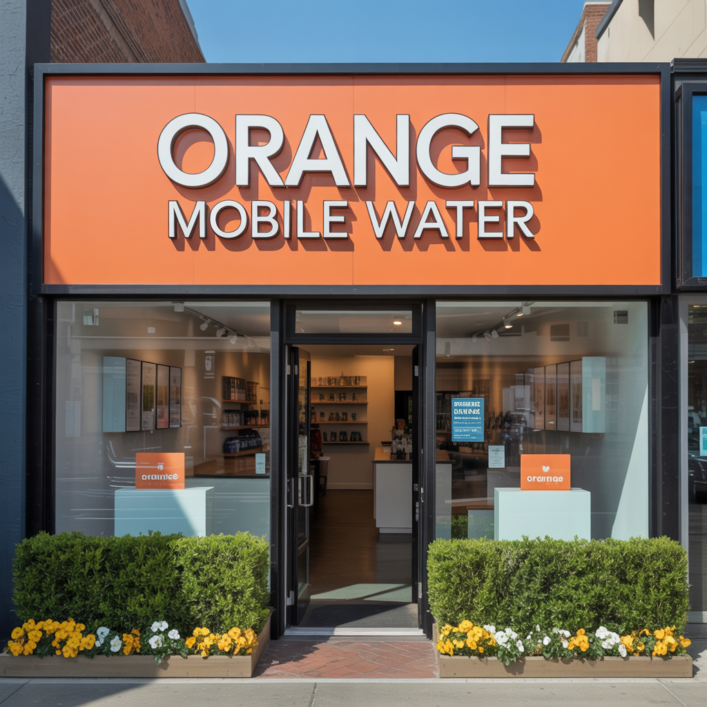 Orange Mobile Water storefront in Orange, MA