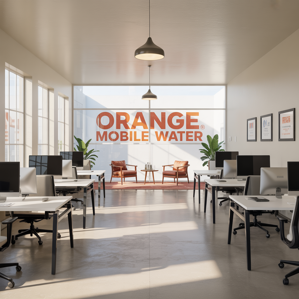 Orange Mobile Water office interior