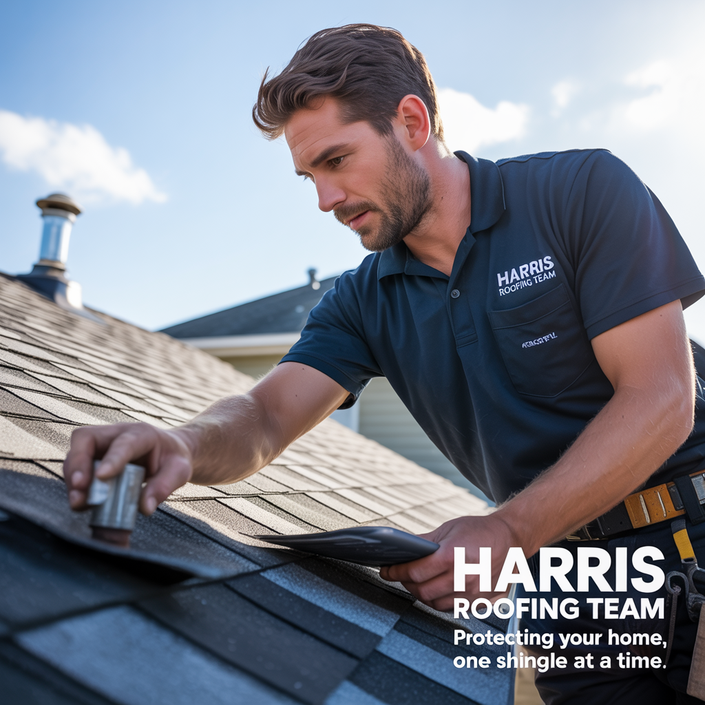 Harris Roofing Team team in uniform