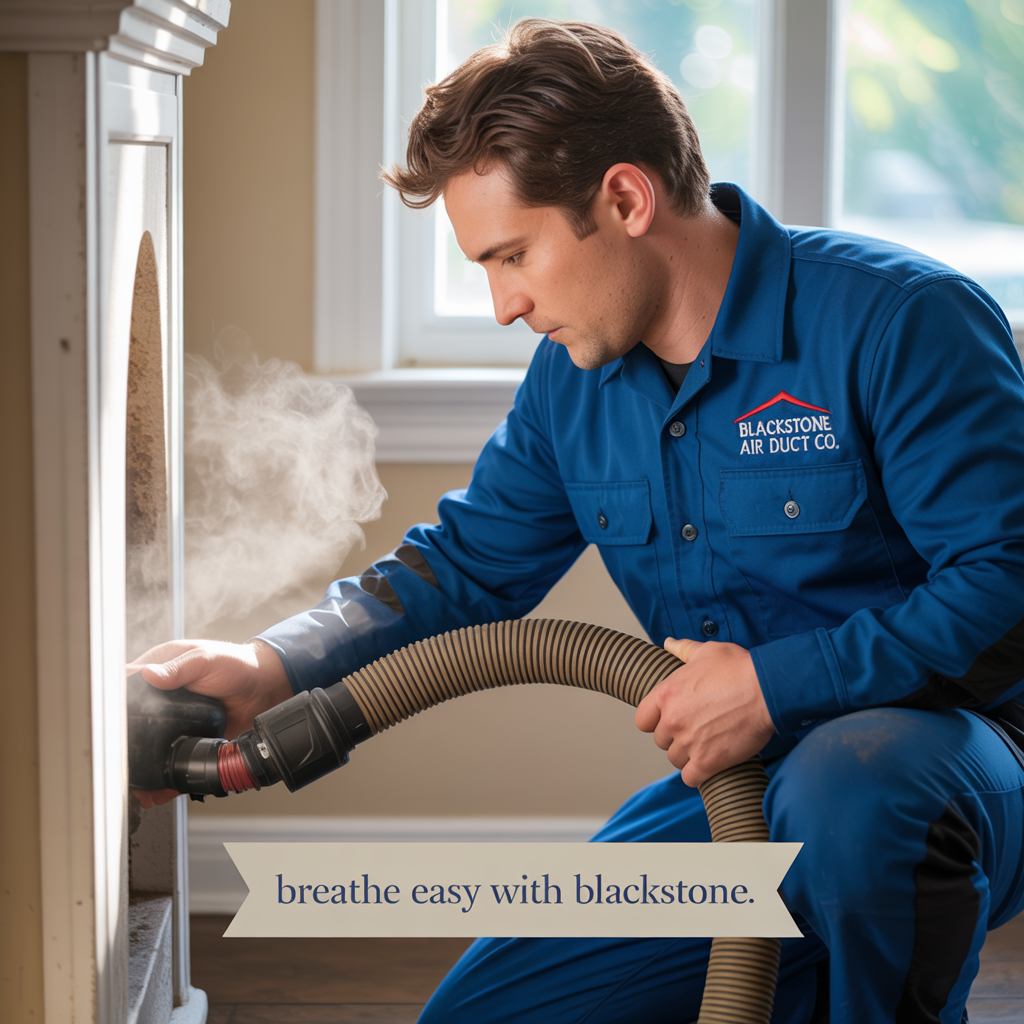 Blackstone Air Duct Co team in uniform